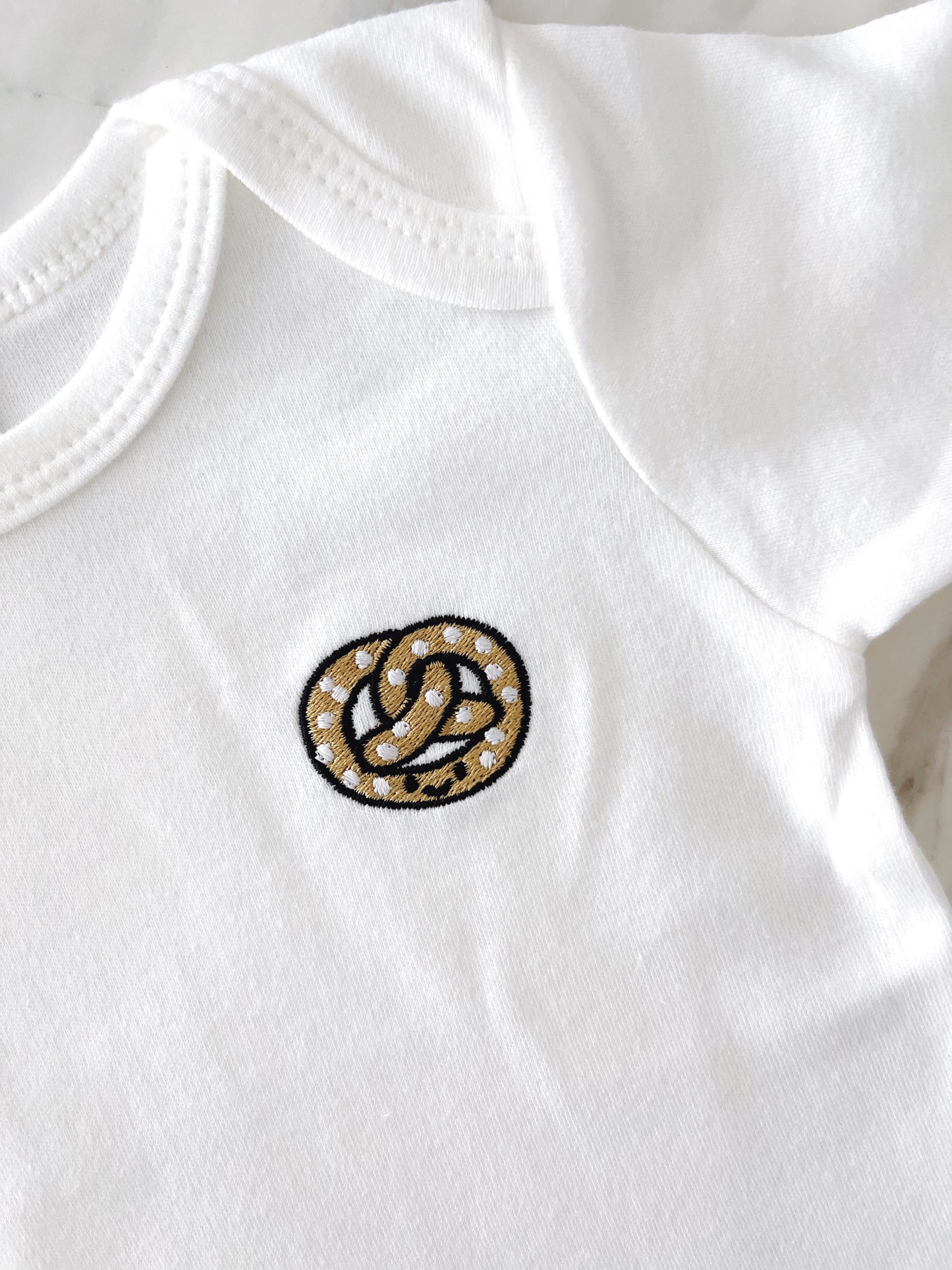 Pretzel Embroidered Tee
