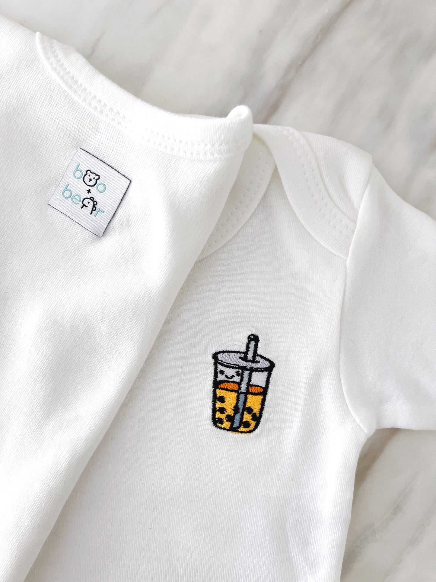 Boba Tea Embroidered Tee