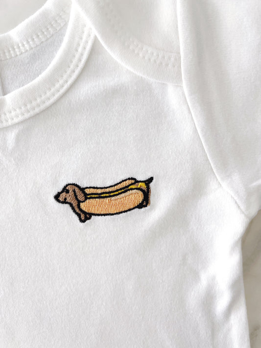 Hotdog Dog Onesie