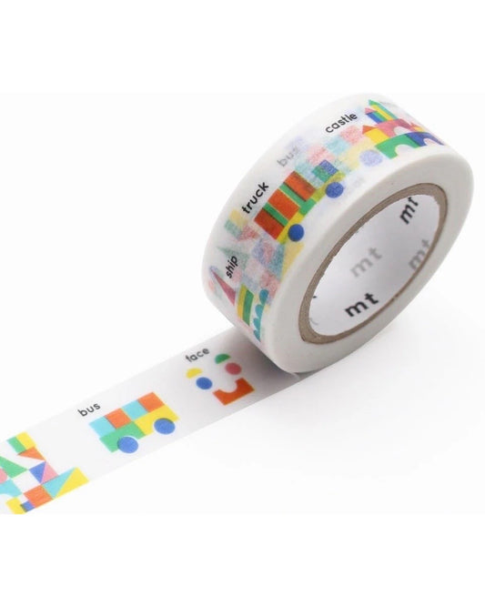 MT Washi Tape for Kids- Building Blocks
