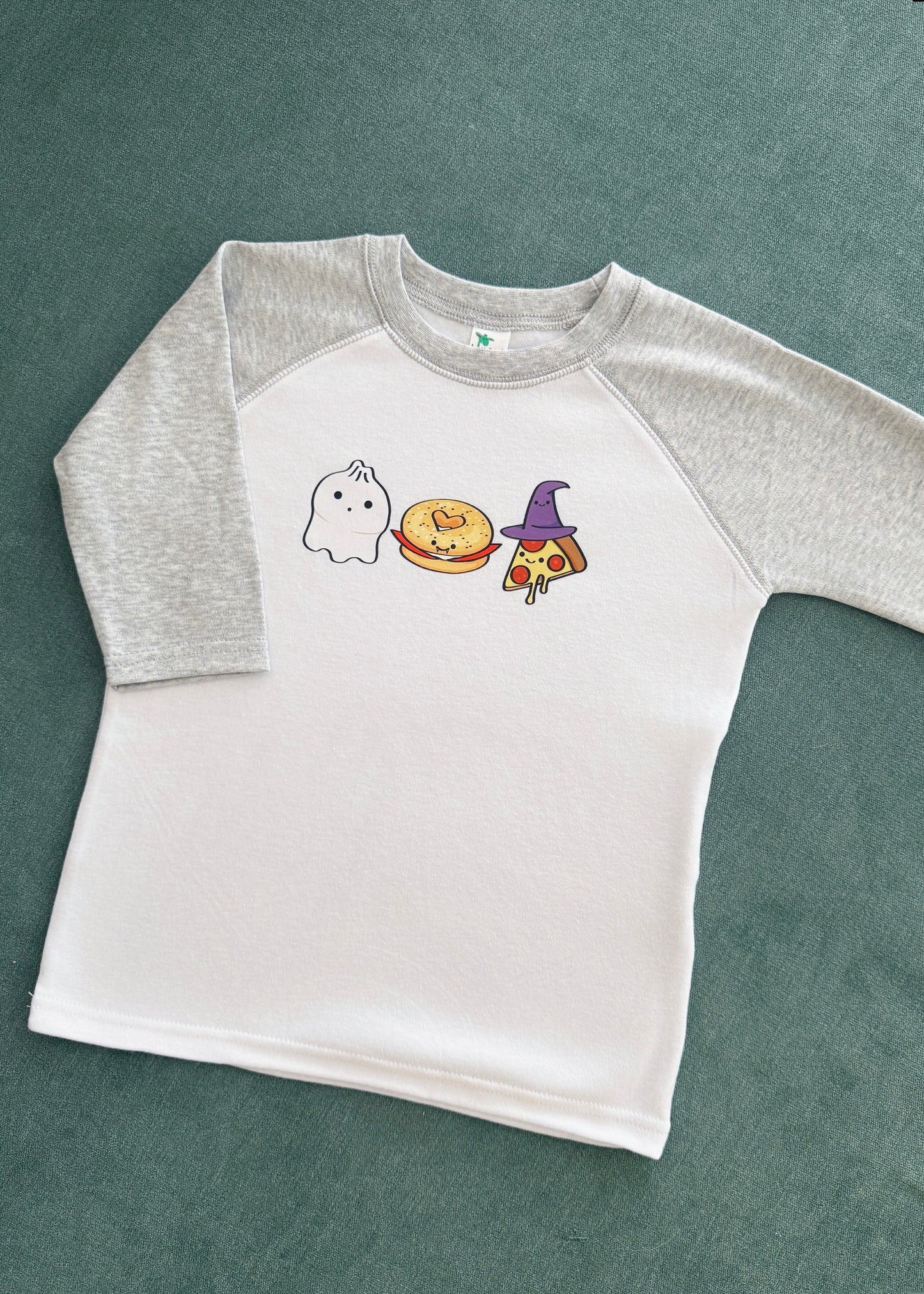 Spooky Snack Squad Raglan Tee – Halloween Special Edition