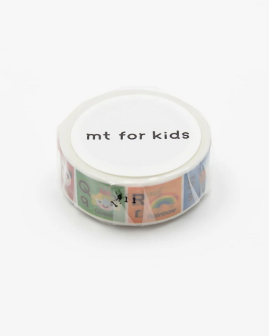 MT Washi Tape for Kids- Alphabet N-Z