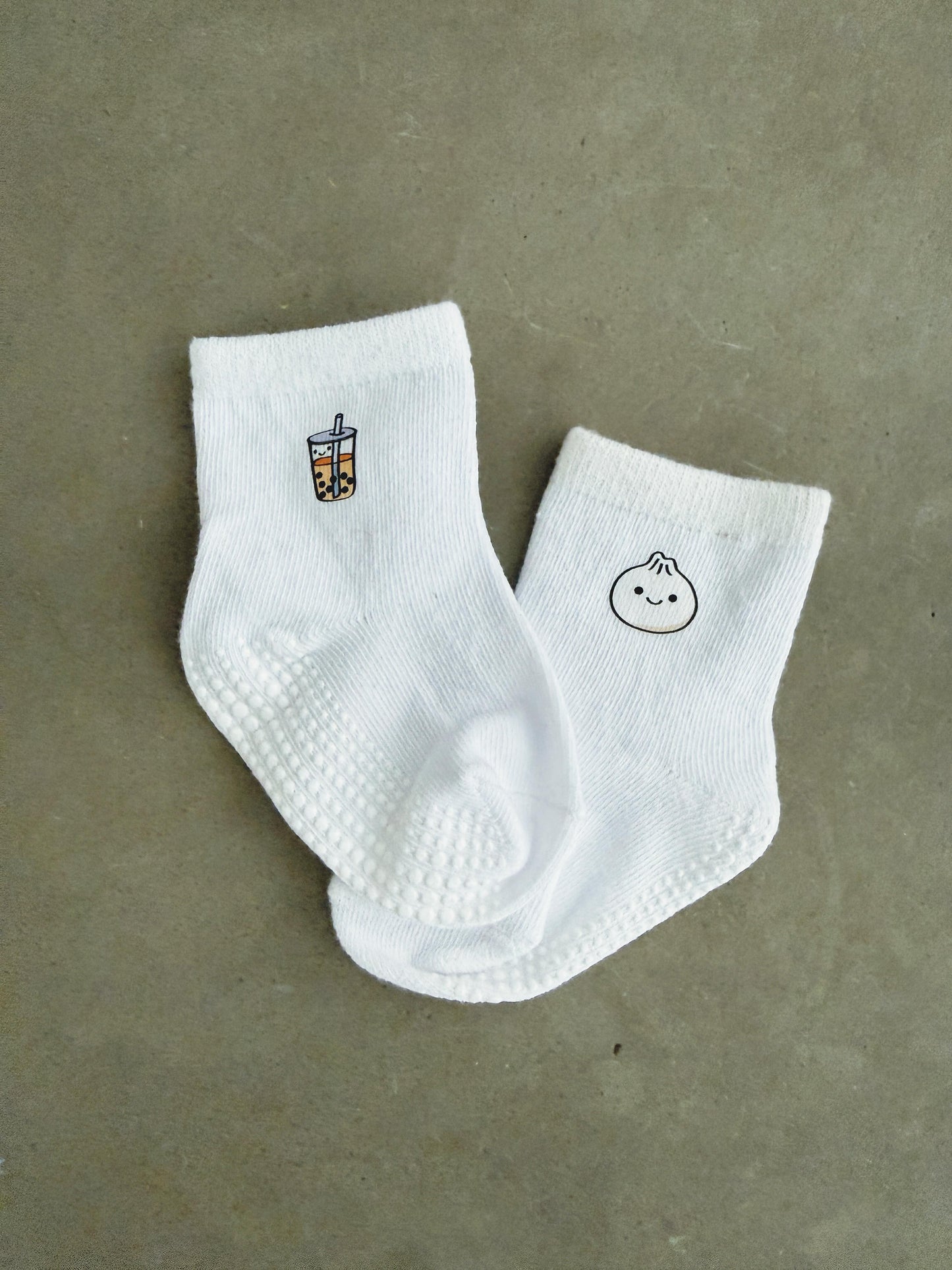 Boba Dumpling Duo Baby + Kids Socks